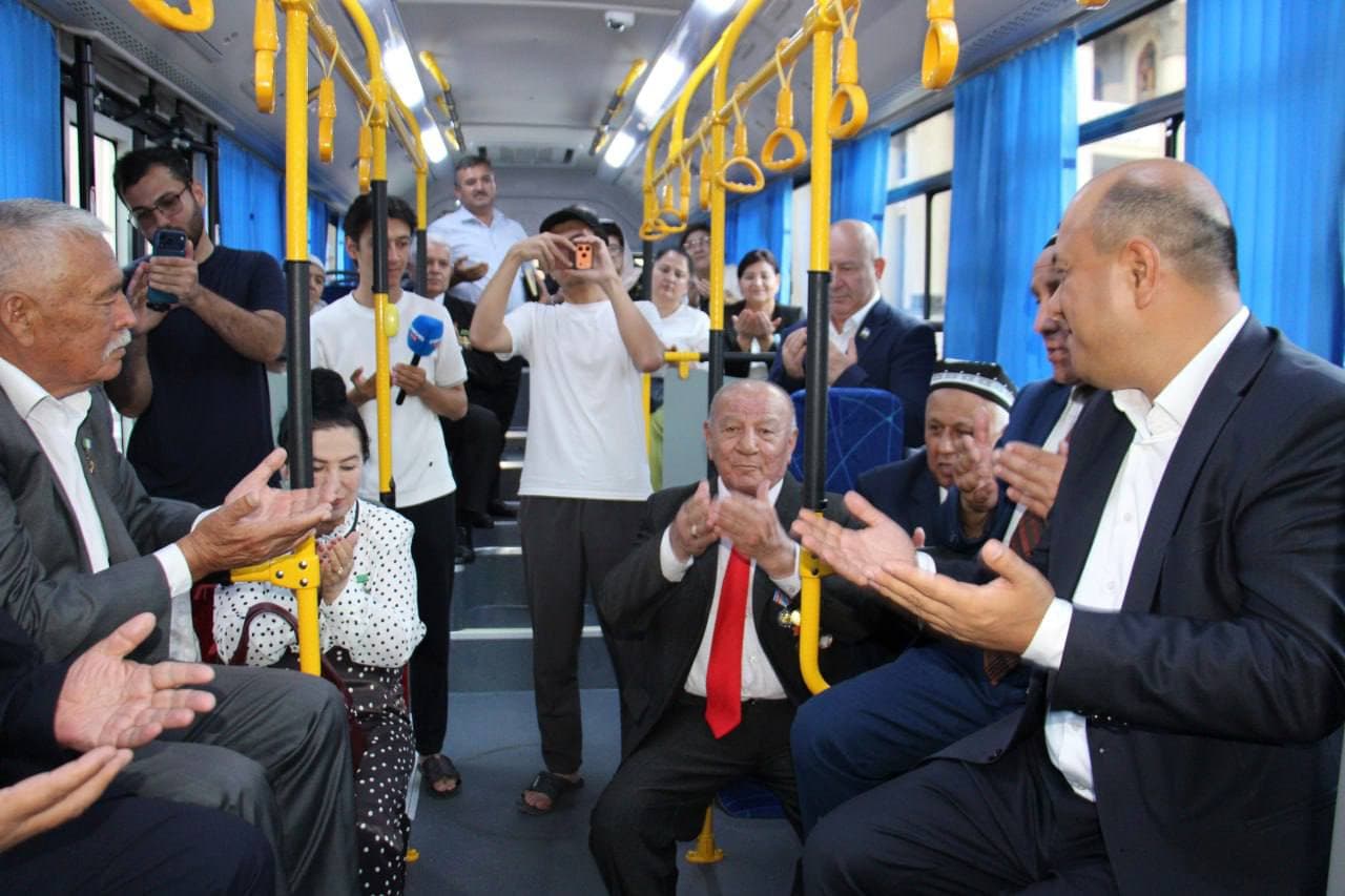 Chirchiq shahrida 35 ta yangi avtobus aholi xizmatiga topshirildi