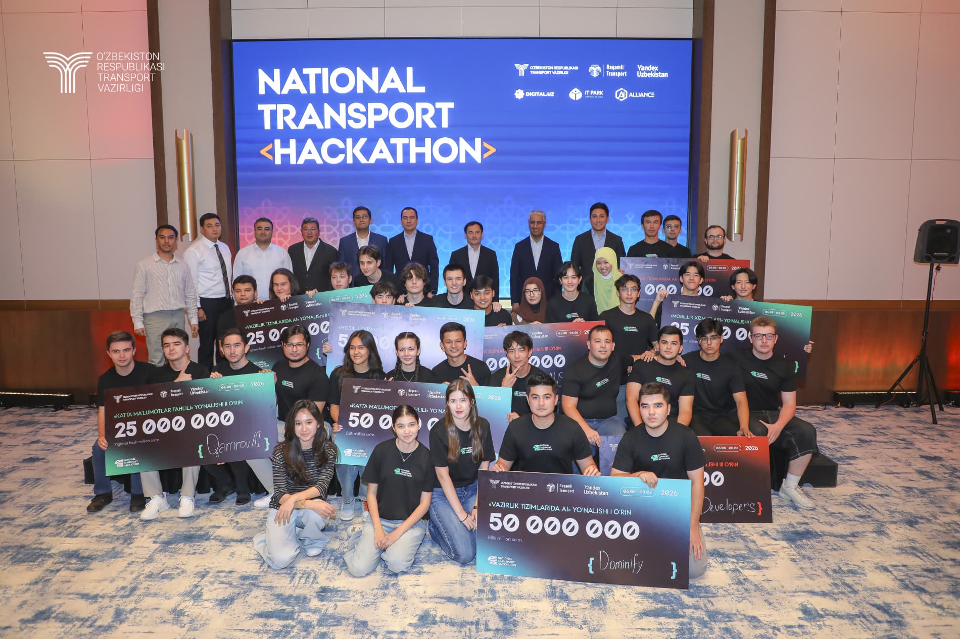 “National Transport Hackathon” ўз ишини якунлади