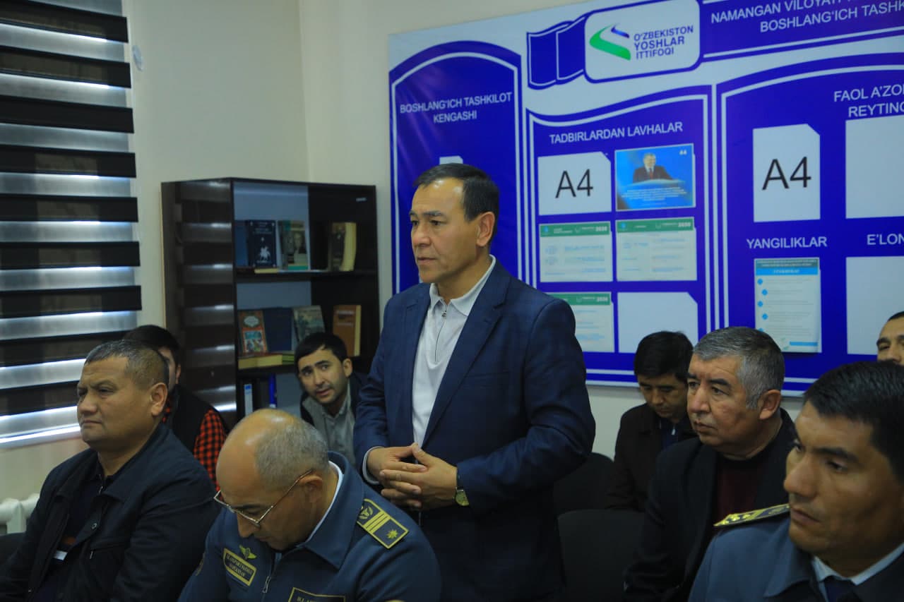 NAMANGANDA SAYYOR QABUL ÖTKAZILDI