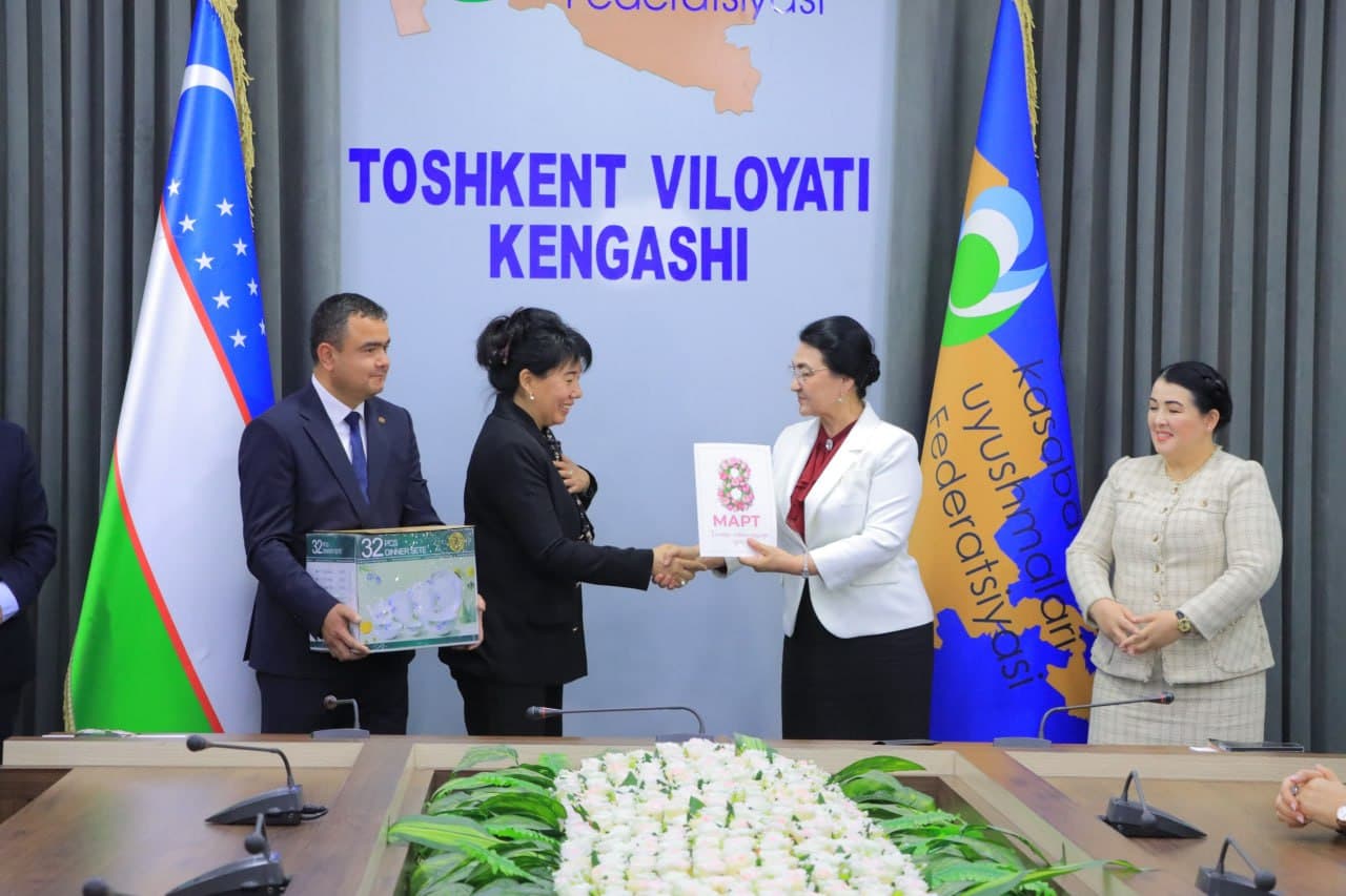 Kasaba uyushmalari tizimidagi fidoyi va jonkuyar ayollarga ehtirom ko‘rsatildi