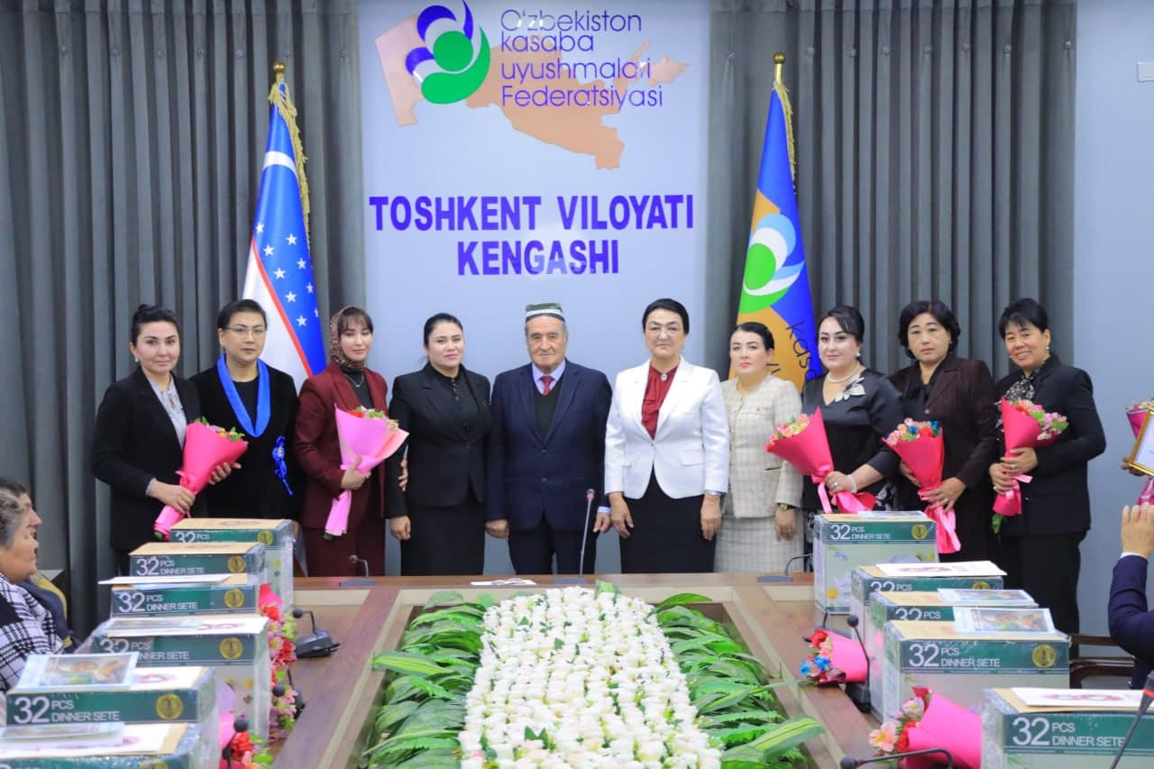 Kasaba uyushmalari tizimidagi fidoyi va jonkuyar ayollarga ehtirom ko‘rsatildi