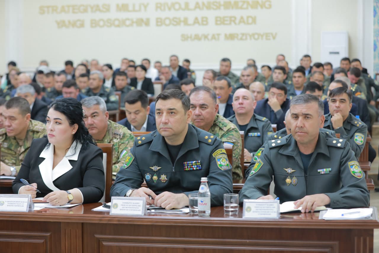 Xavfsizlik va harbiy sohadagi ustuvor vazifalar muhokama qilindi