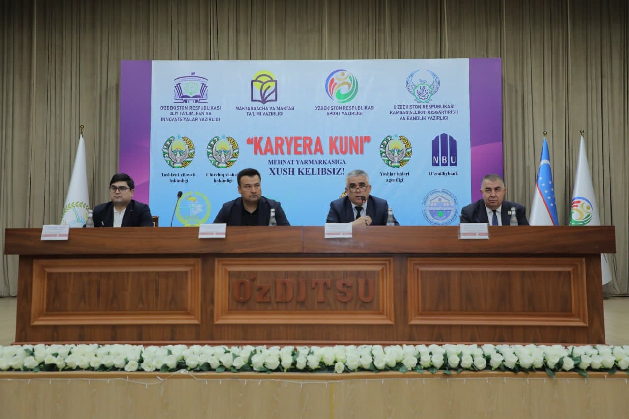 Chirchiqda “Karyera kuni” mehnat yarmarkasi bo‘lib o‘tdi
