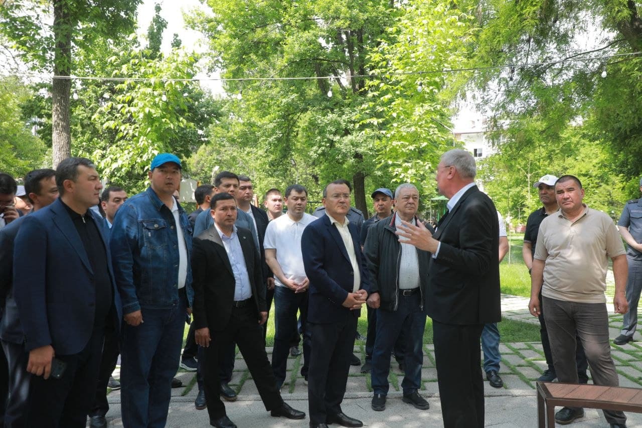 Mirzo Ulug‘bek tumanidagi zamonaviy boshqaruv tizimlari va bunyodkorlik ishlari o‘rganildi