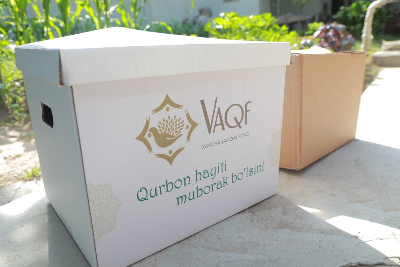 Qurbon hayiti arafasida ehtiyojmand oilalarga oziq-ovqat mahsulotlari yetkazilmoqda