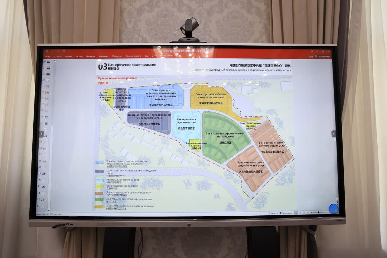Китайские инвесторы реализуют крупные проекты в Ферганской области