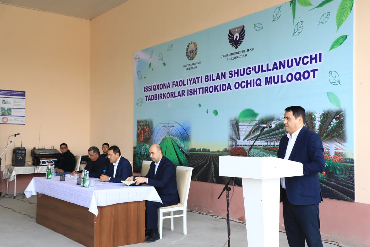 Measures defined to advance greenhouse farming in Fergana to a new stage