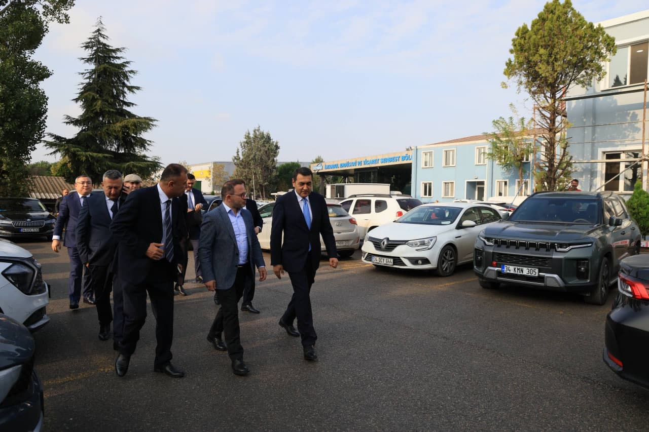 Fergana Region Governor Khayrullo Bozorov visited the Istanbul Industrial and Trade Free Zone and held a meeting with the leadership of the DESBAŞ management office.