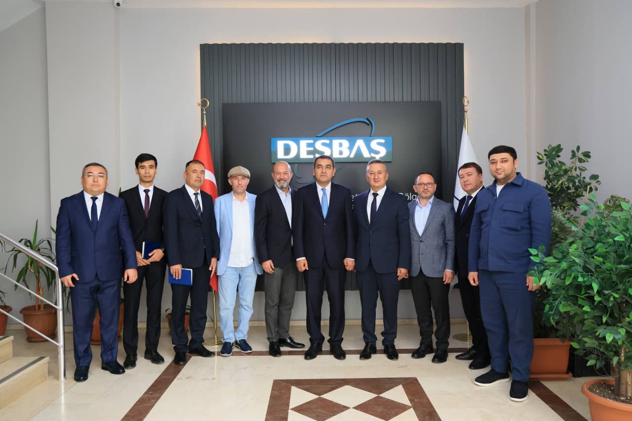 Fergana Region Governor Khayrullo Bozorov visited the Istanbul Industrial and Trade Free Zone and held a meeting with the leadership of the DESBAŞ management office.