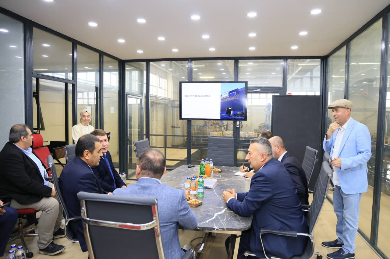 Fergana Region Governor Khayrullo Bozorov visited the Istanbul Industrial and Trade Free Zone and held a meeting with the leadership of the DESBAŞ management office.