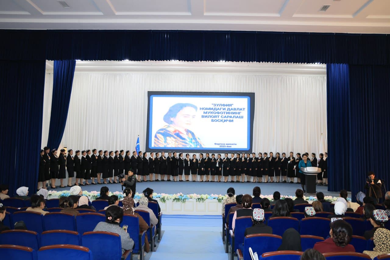 Farg‘ona shahridagi Farg‘ona jamoat salomatligi tibbiyot institutida Zulfiya nomidagi Davlat mukofoti tanlovining viloyat bosqichi bo‘lib o‘tmoqda.