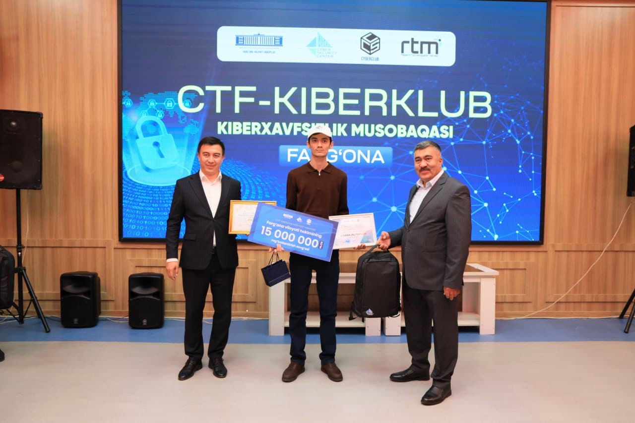 Viloyatimizda ilk marotaba Kiberxavfsizlik musobaqasi tashkil etildi