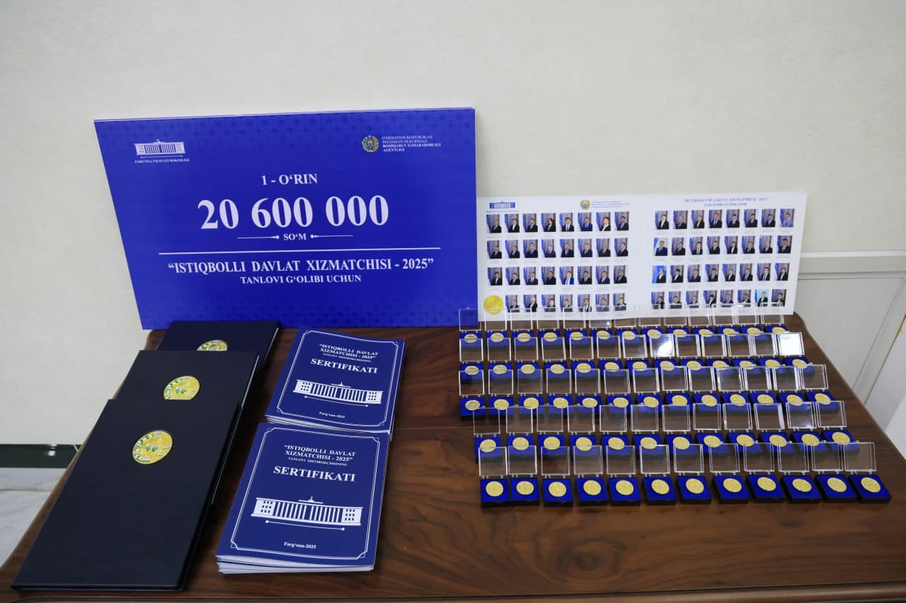 Respublikada ilk bor Farg‘ona tajribasi sifatida "Istiqbolli davlat xizmatchisi – 2025" tanlovi o‘tkazildi