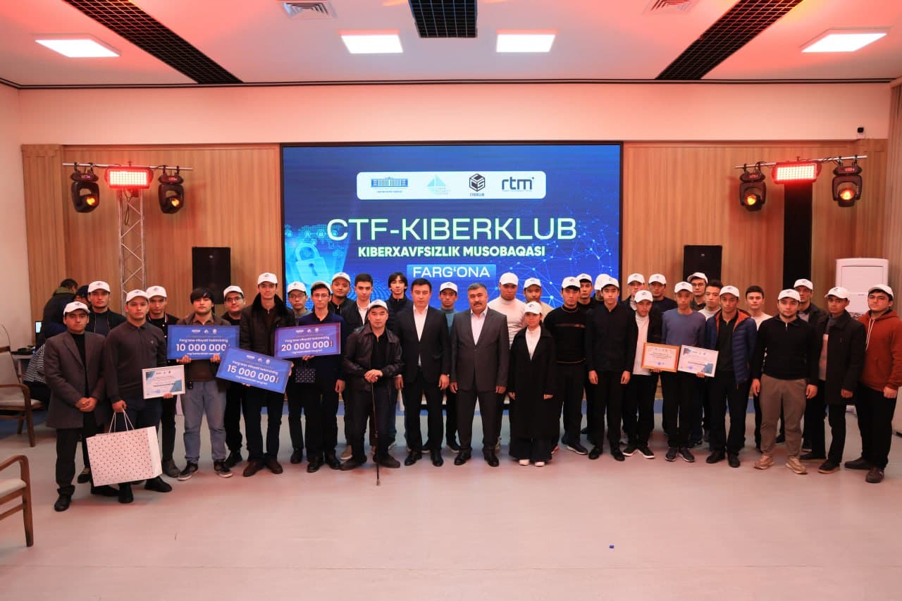 Viloyatimizda ilk marotaba Kiberxavfsizlik musobaqasi tashkil etildi