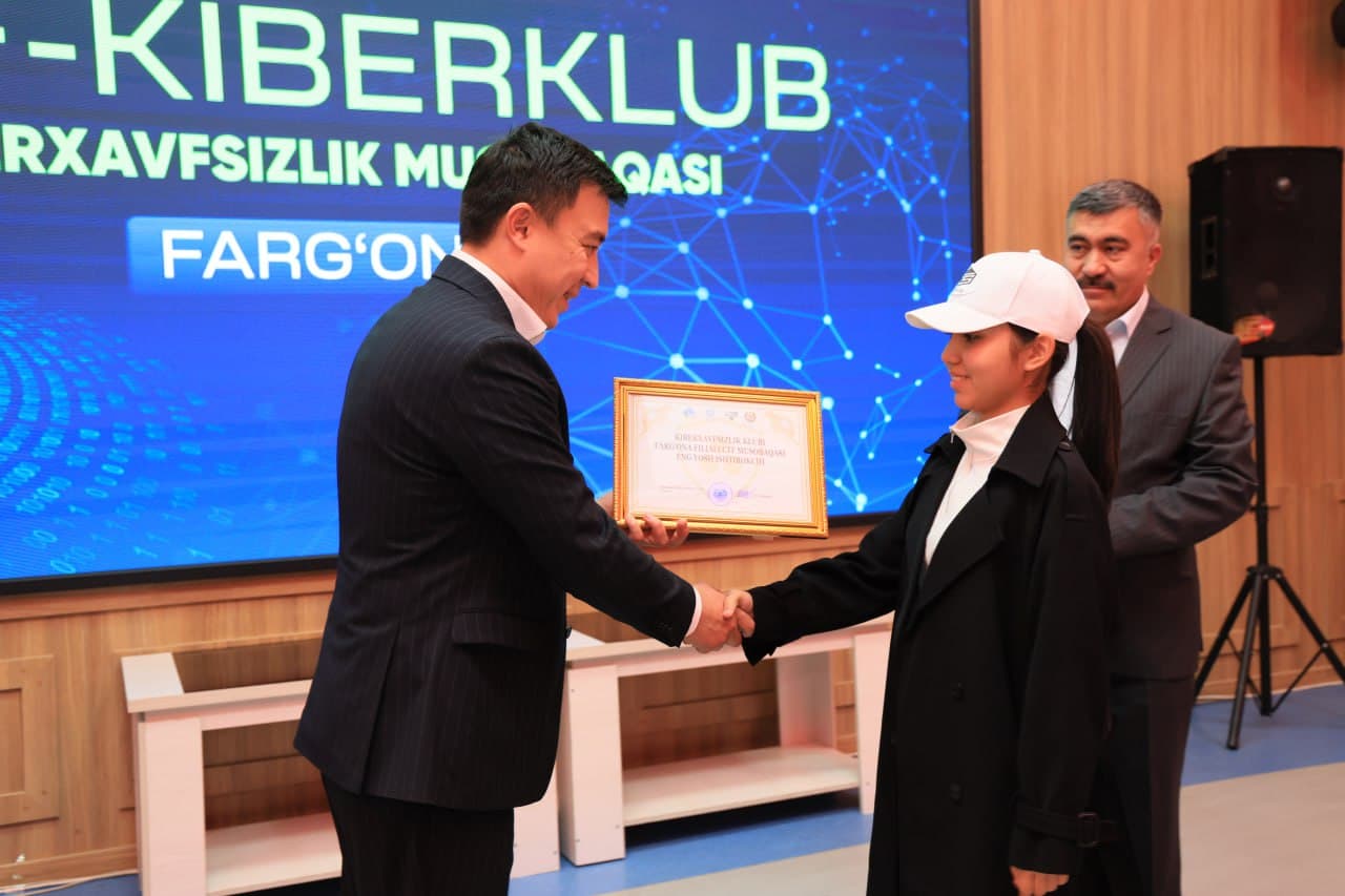 Viloyatimizda ilk marotaba Kiberxavfsizlik musobaqasi tashkil etildi