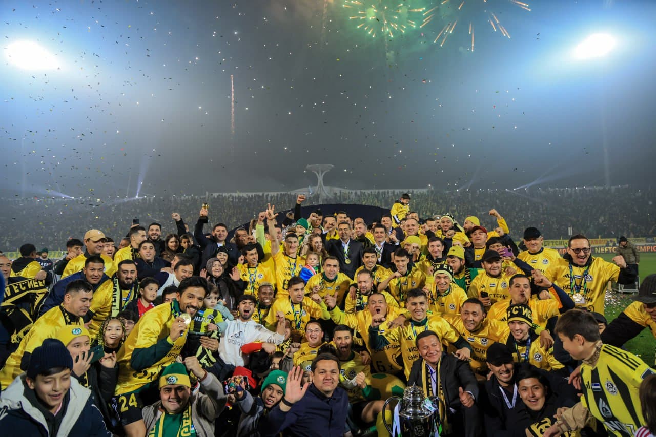"Neftchi" 24 yillik tanaffusdan keyin O‘zbekiston chempioni bo‘ldi