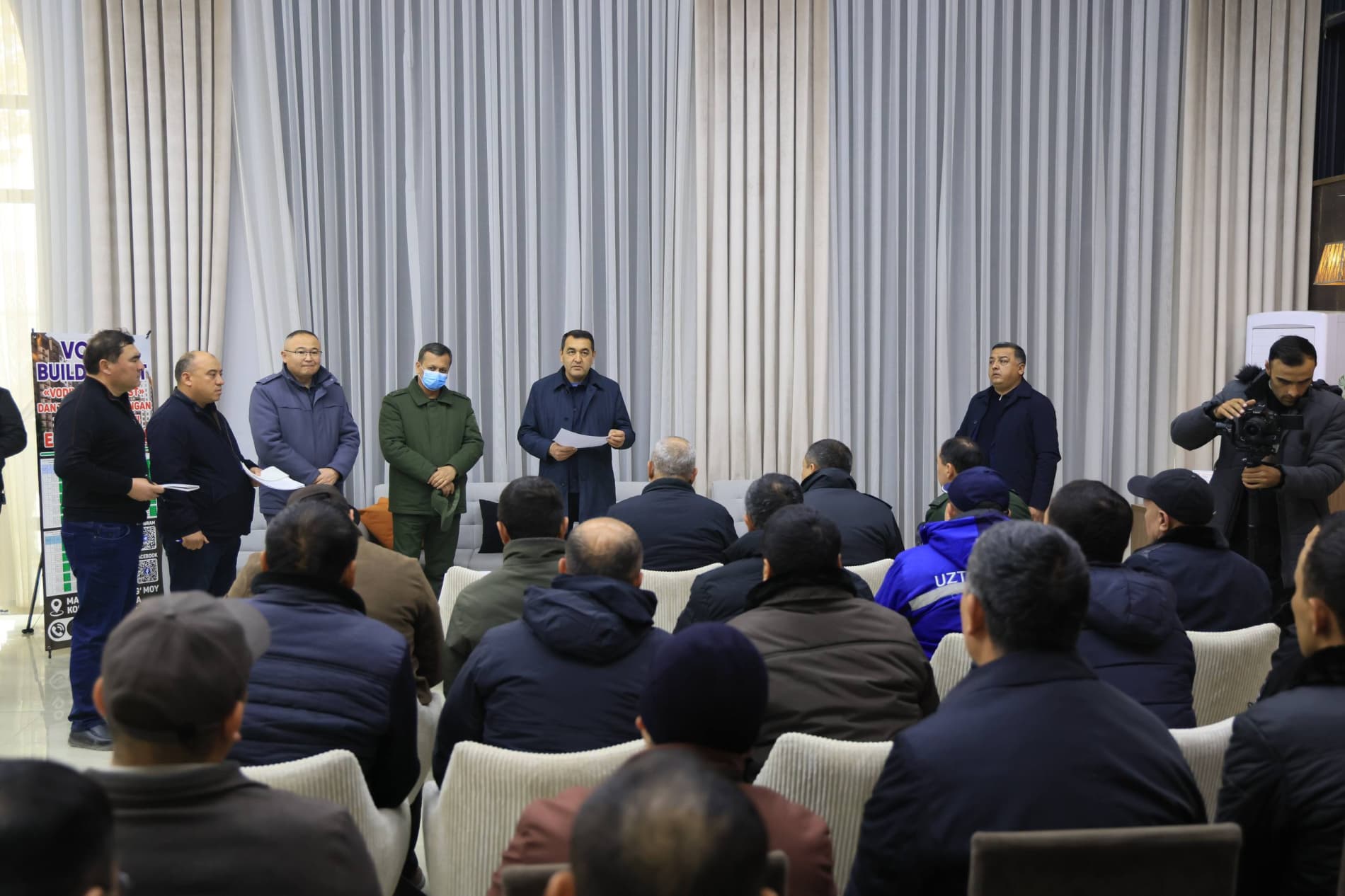 Fergana Region Governor Khayrullo Bozorov visited Kokand today to review the implementation of previously issued directives