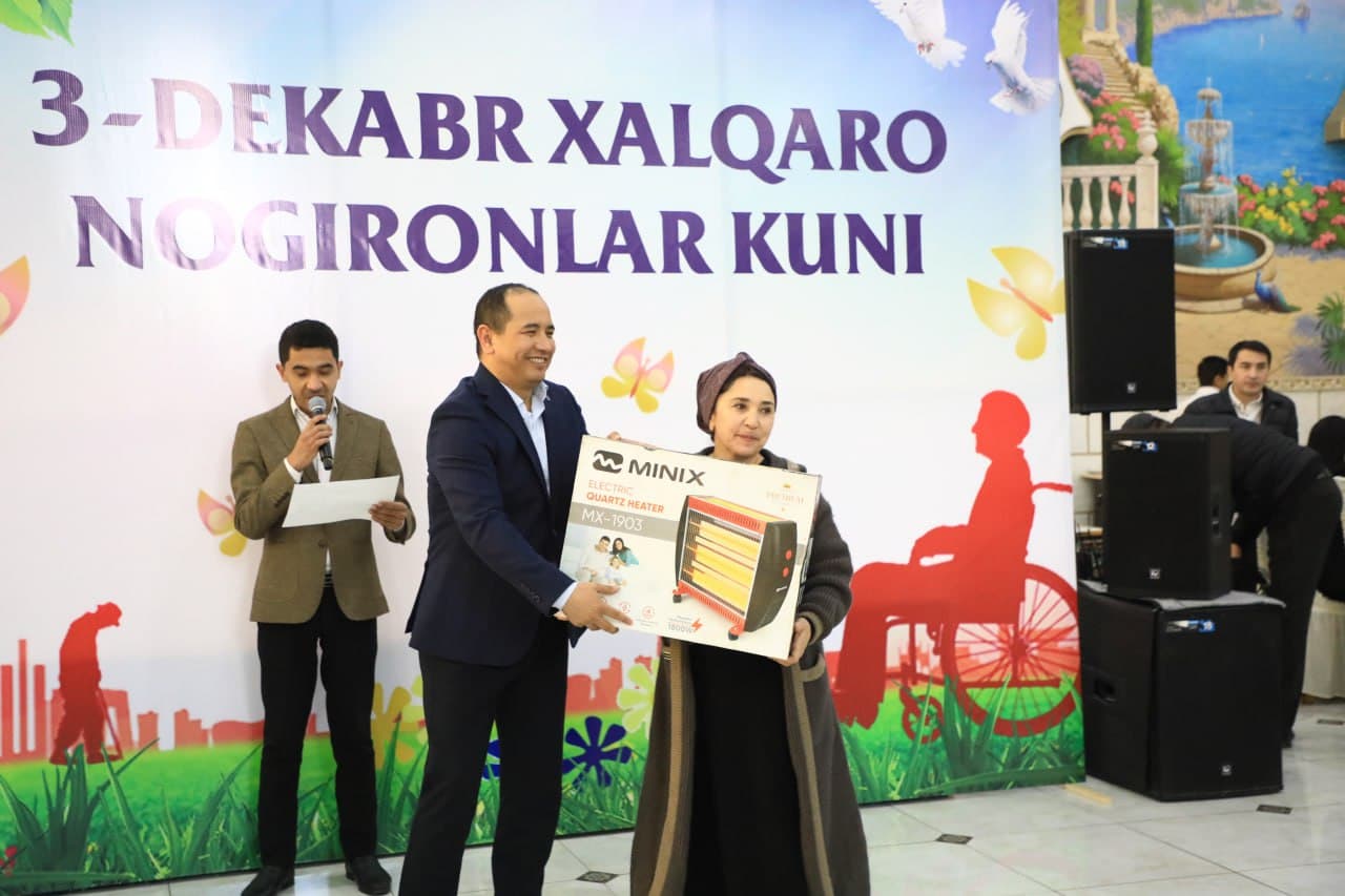 Фарғона шаҳрида Халқаро ногиронлар куни муносабати билан байрам тадбири ташкил этилди