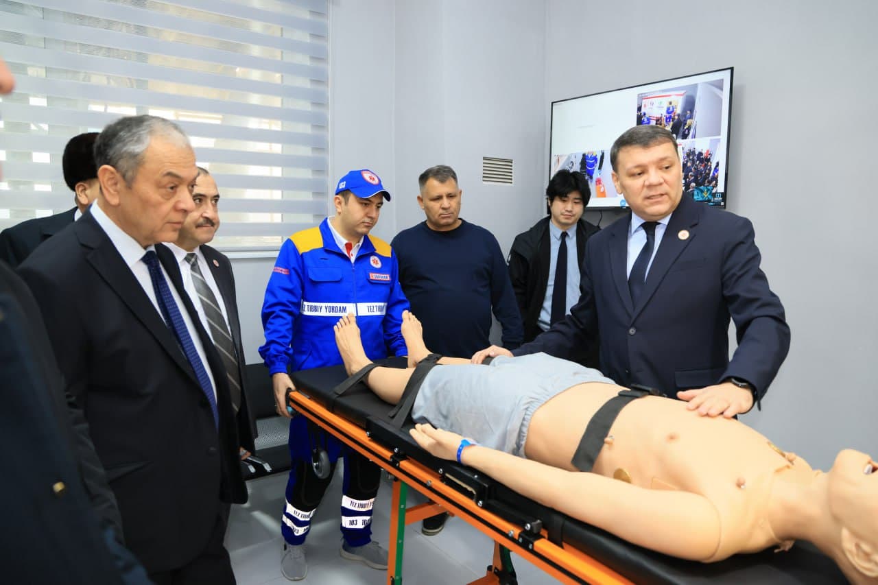 Respublika tez tibbiy yordam markazi Farg‘ona viloyati filialida tez tibbiy yordam xodimlarini tayyorlash va qayta tayyorlash o‘quv-simulyatsiya markazi ochildi