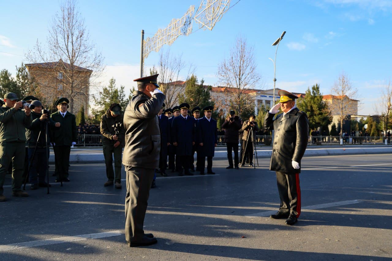 Wreaths were laid at the foot of the “Grieving Mother” monument in Fergana.
