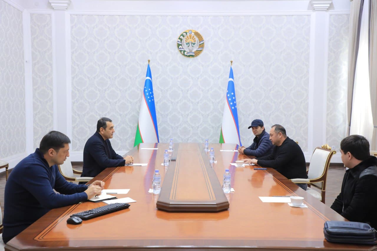 The Governor of Fergana Region, Khayrullo Bozorov, received entrepreneur Mirjalol Mirisupov, who has extensive experience and strong potential in the construction sector.