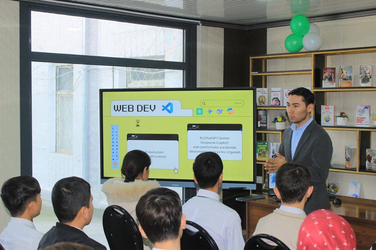 O‘zbekiston tumani Yaypan shahrida tashkil etilgan “IT-shaharcha” ish boshladi