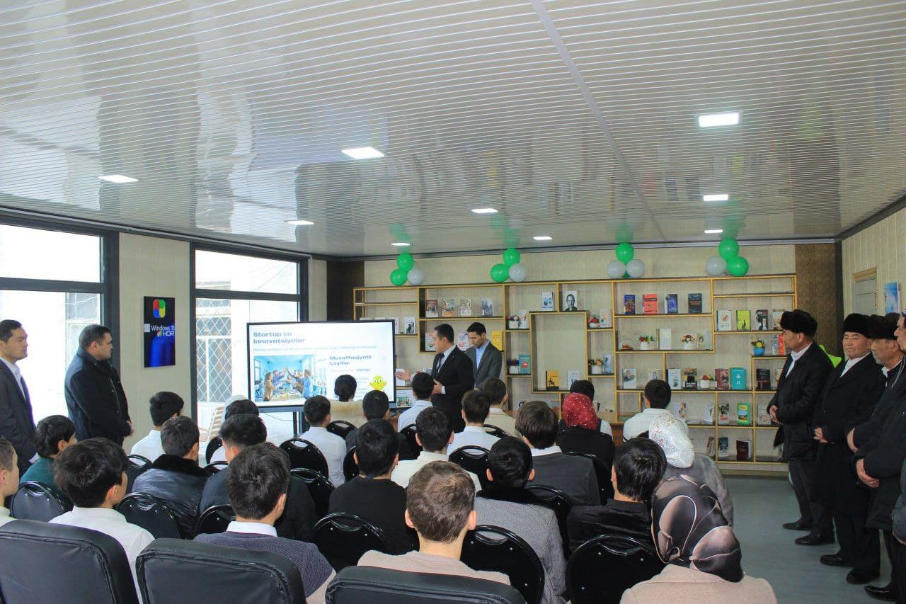 O‘zbekiston tumani Yaypan shahrida tashkil etilgan “IT-shaharcha” ish boshladi