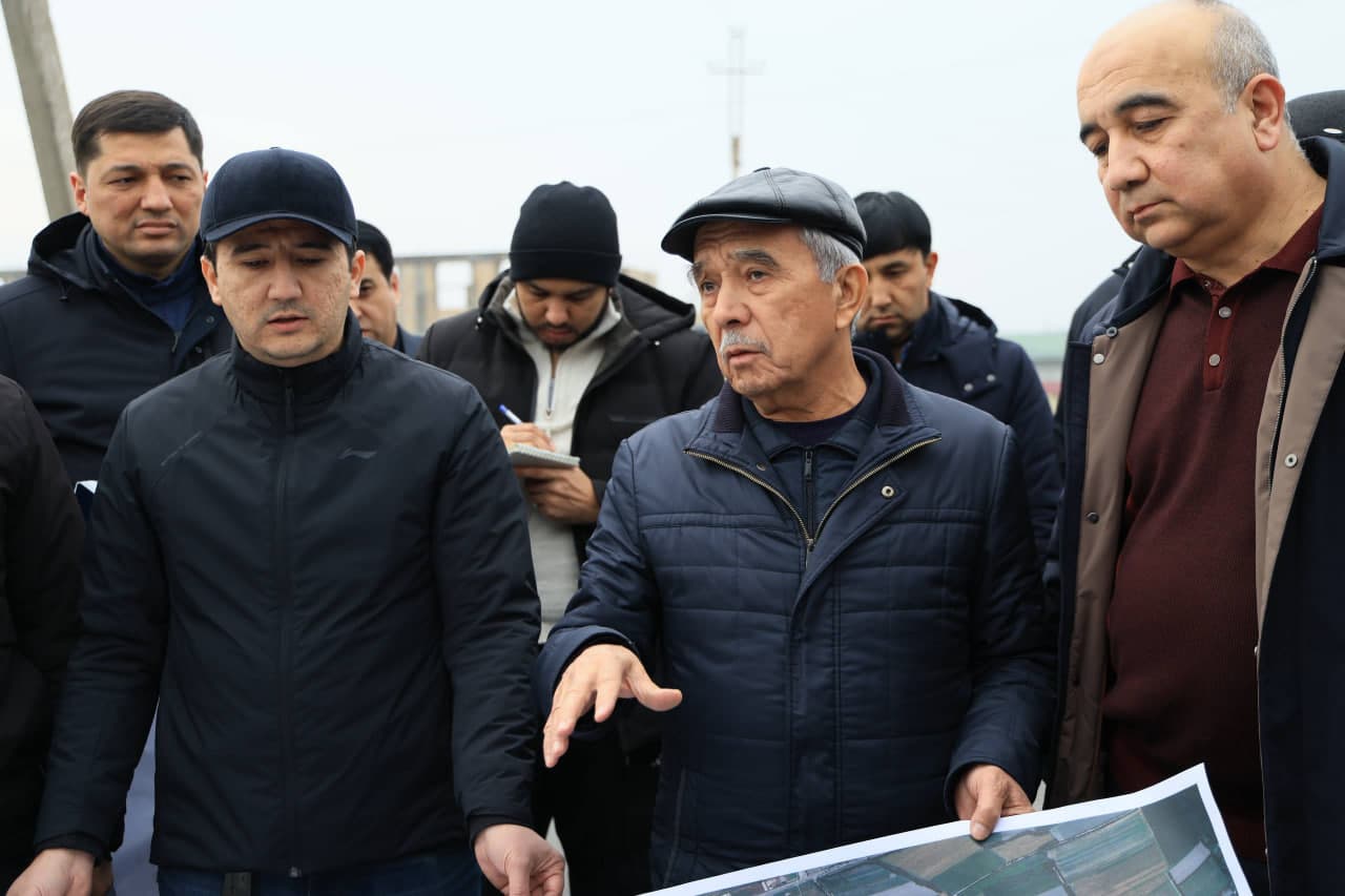 Хоким Ферганской области ознакомился с проектами в сфере градостроительства и спортивной инфраструктуры в городе Коканд