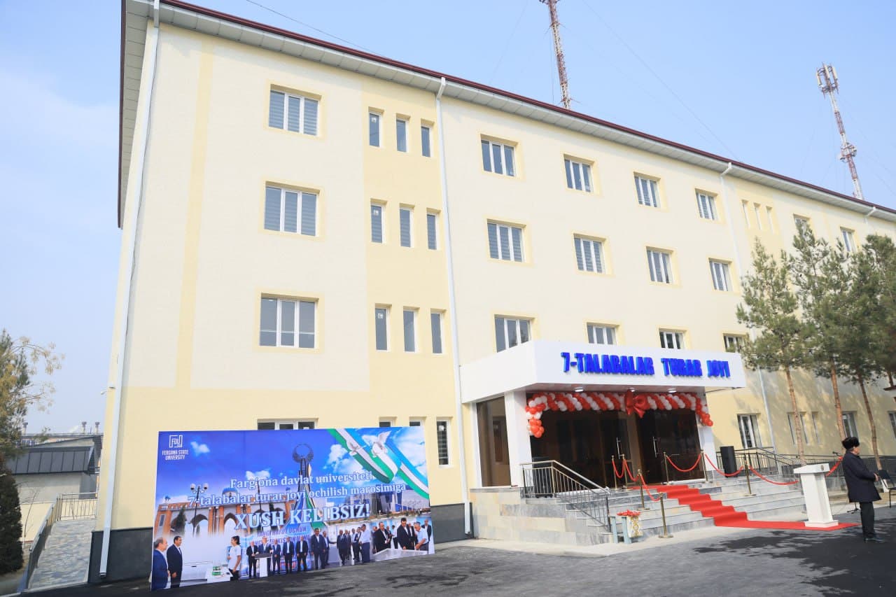 A 360-bed Student Dormitory Commissioned at Fergana State University