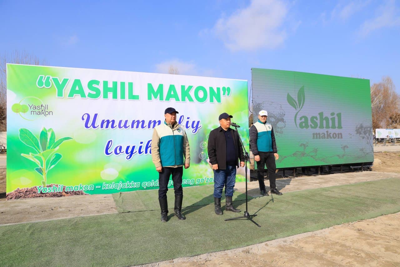 Ёзёвон туманидаги “Янги Ўзбекистон” массиви ҳудудида кенг кўламли кўчат экиш тадбири ташкил этилди