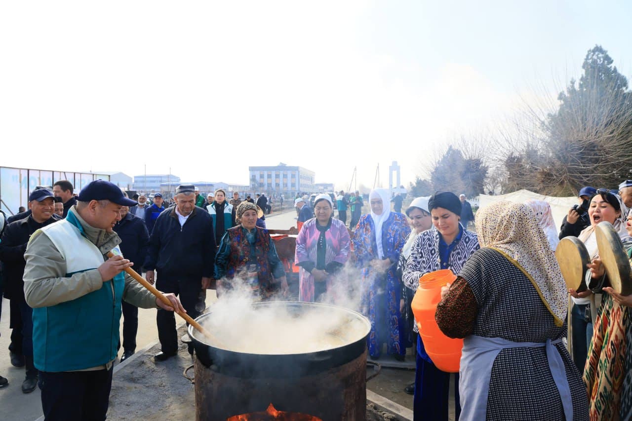 Ёзёвон туманидаги “Янги Ўзбекистон” массиви ҳудудида кенг кўламли кўчат экиш тадбири ташкил этилди