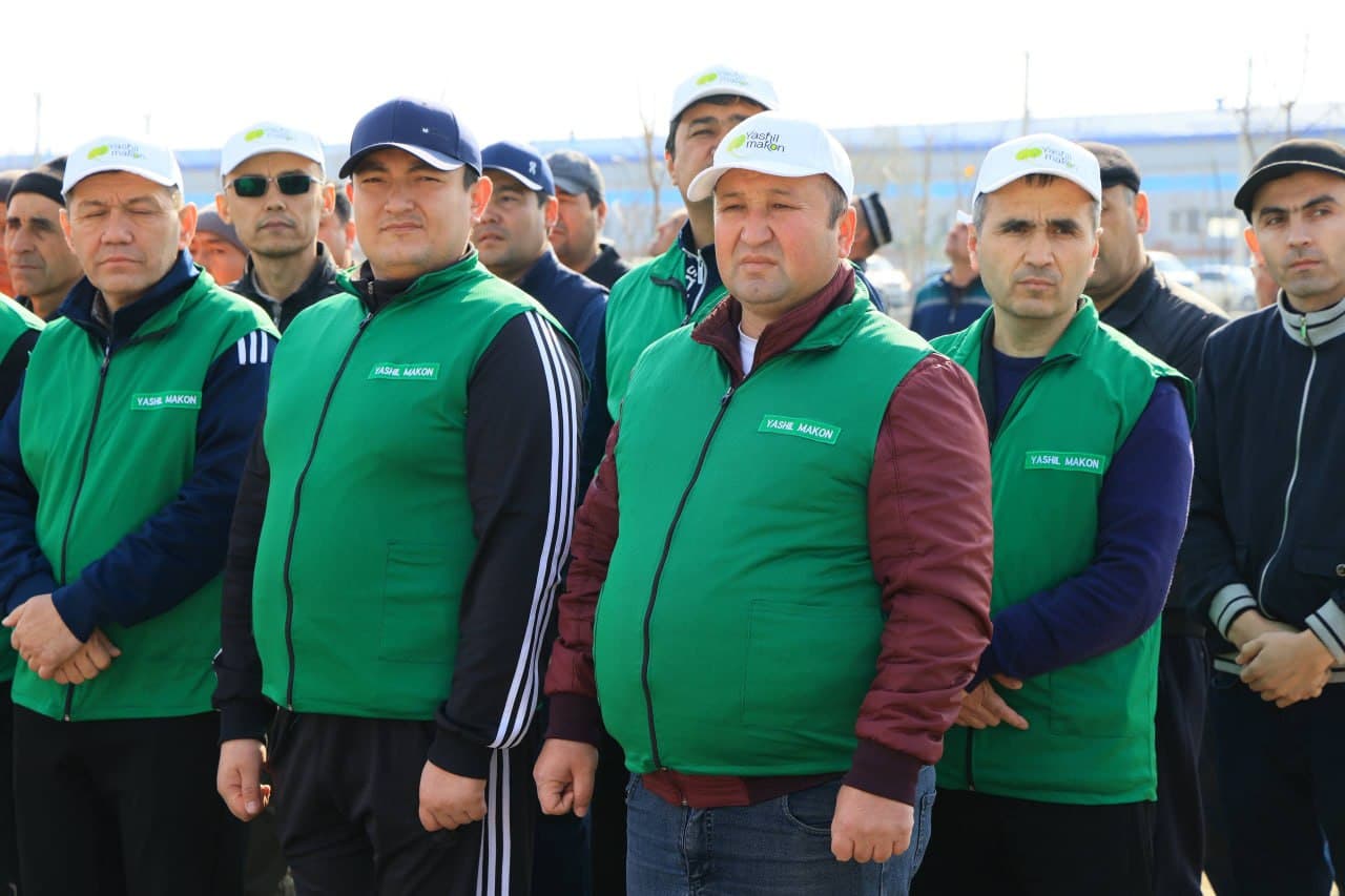 Ёзёвон туманидаги “Янги Ўзбекистон” массиви ҳудудида кенг кўламли кўчат экиш тадбири ташкил этилди