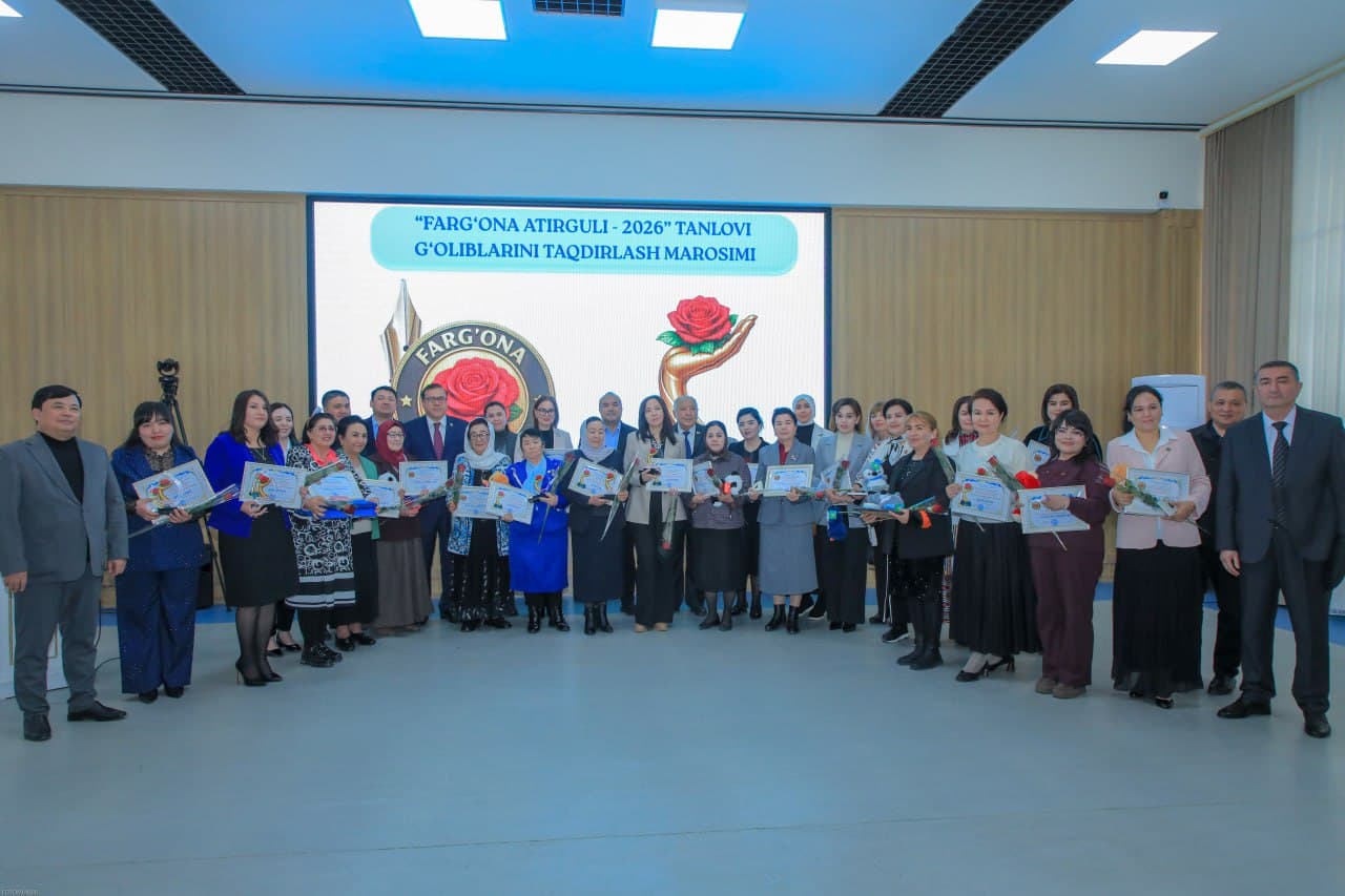 “Фарғона атиргули” танлови ғолиблари тақдирланди