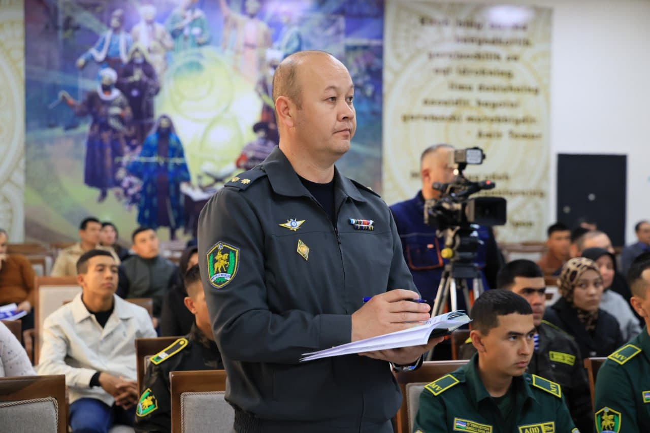 Ҳарбий хизмат шарафли бурч, чинакам ватанпарварлик намунасидир