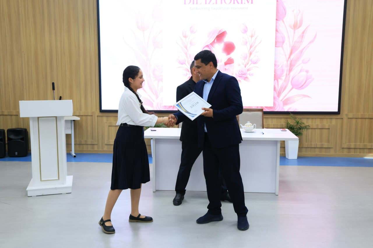 «ОНАМГА ДИЛ ИЗҲОРИМ» ТАНЛОВИ ҒОЛИБЛАРИ ТАҚДИРЛАНДИ