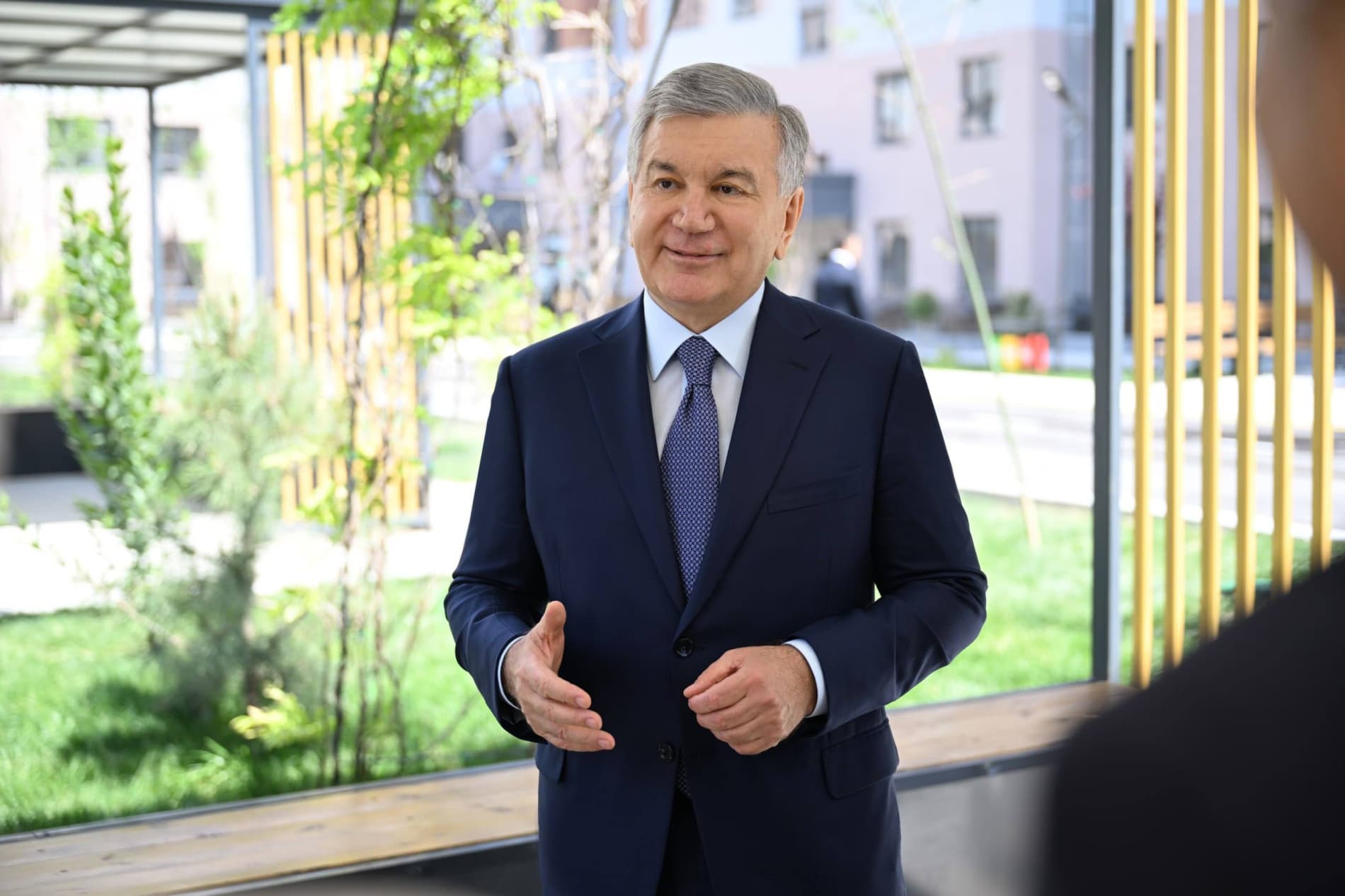 Prezident Qoʻqon shahrida barpo etilayotgan yangi massiv bilan tanishdi