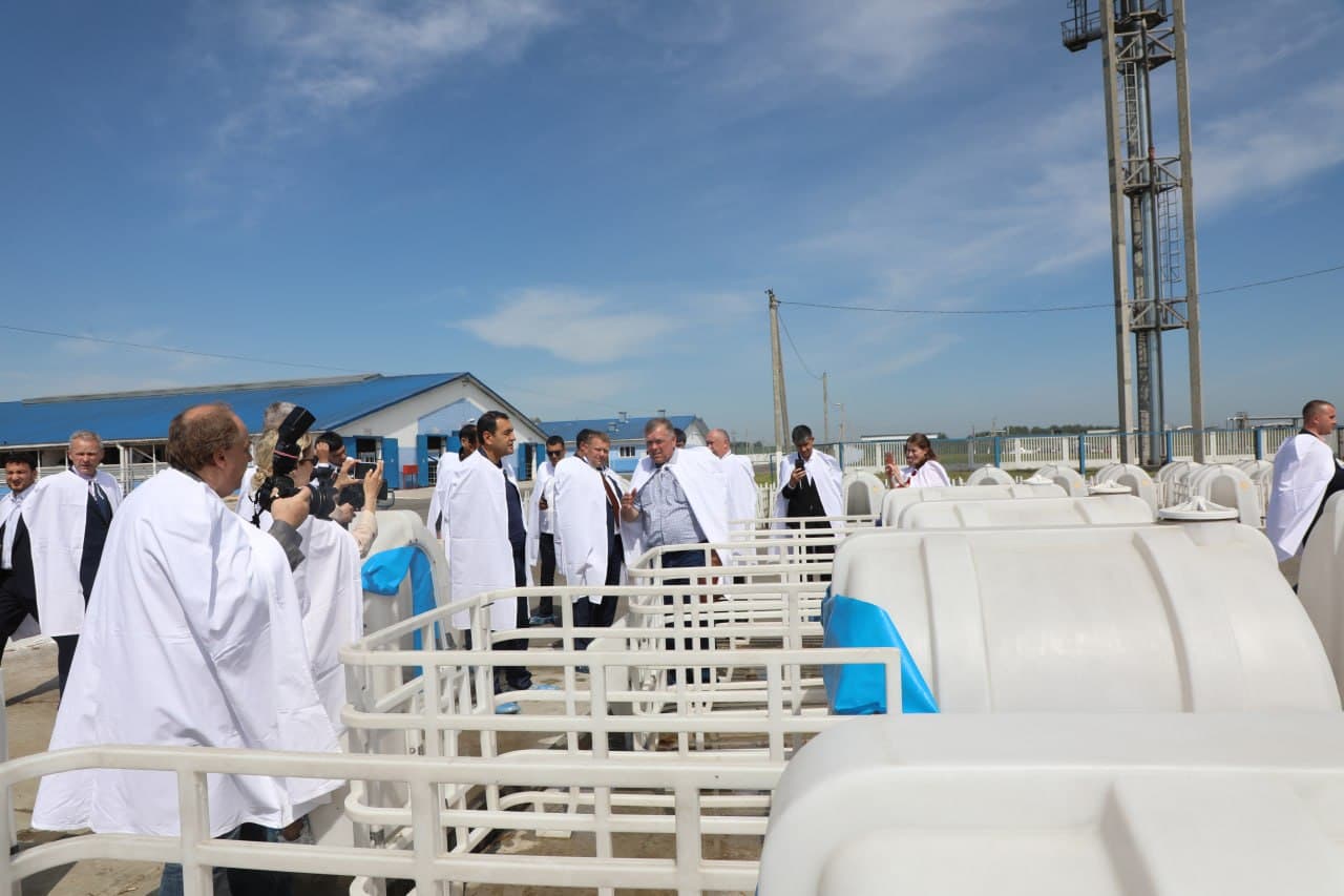 Fergana Delegation Studies Belarus' Advanced Livestock Practices