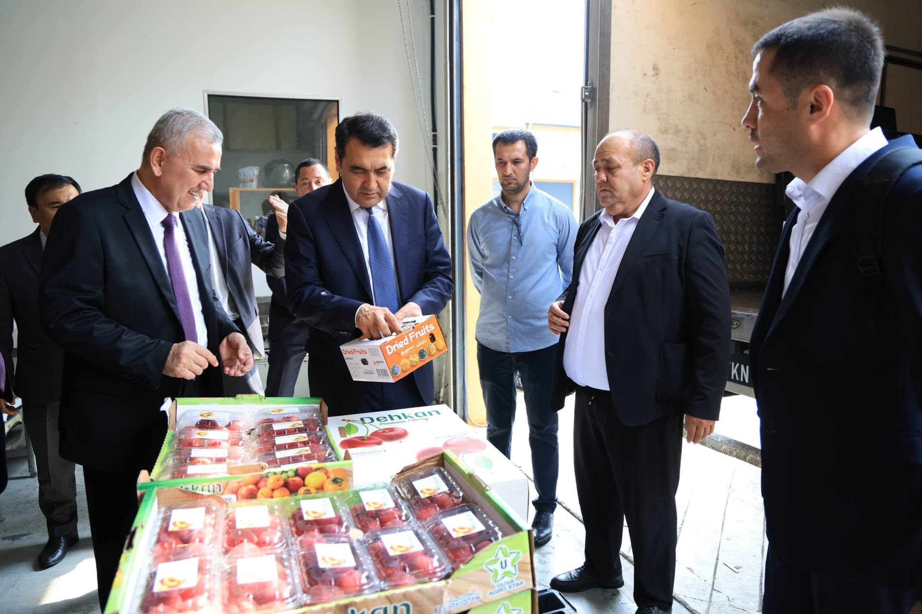 Cherries grown in the Fergana region, as well as apricots and peaches for the first time ever, have been introduced to the Malaysian market.