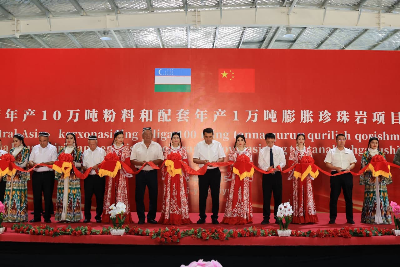 Presidential Instructions Put into Practice: Modern Enterprise Producing Construction Materials Using Environmentally Friendly and Green Technologies Launched