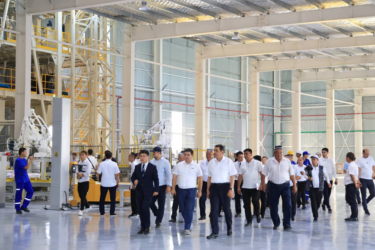 Presidential Instructions Put into Practice: Modern Enterprise Producing Construction Materials Using Environmentally Friendly and Green Technologies Launched