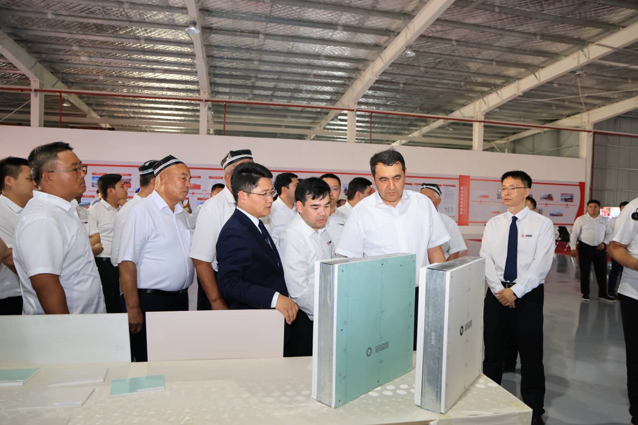 Presidential Instructions Put into Practice: Modern Enterprise Producing Construction Materials Using Environmentally Friendly and Green Technologies Launched