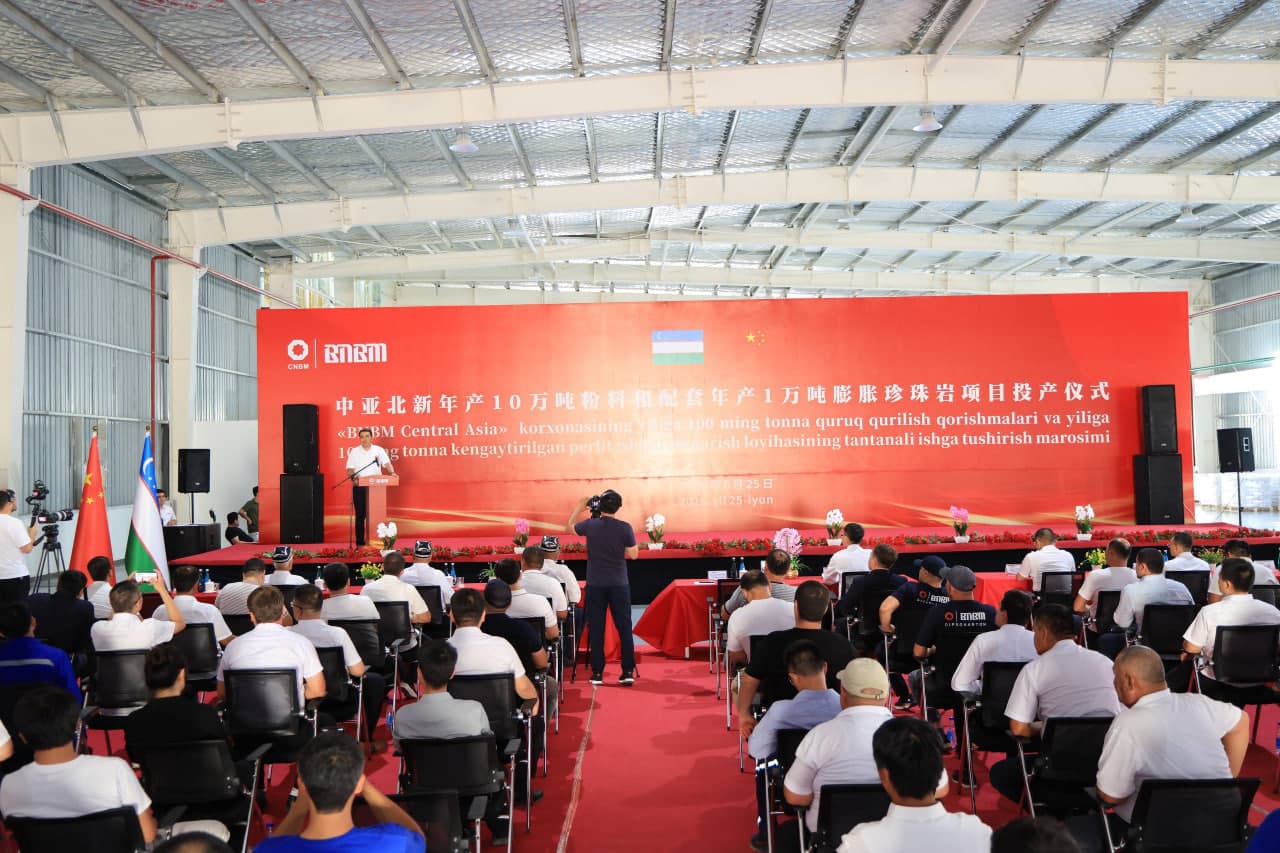 Presidential Instructions Put into Practice: Modern Enterprise Producing Construction Materials Using Environmentally Friendly and Green Technologies Launched