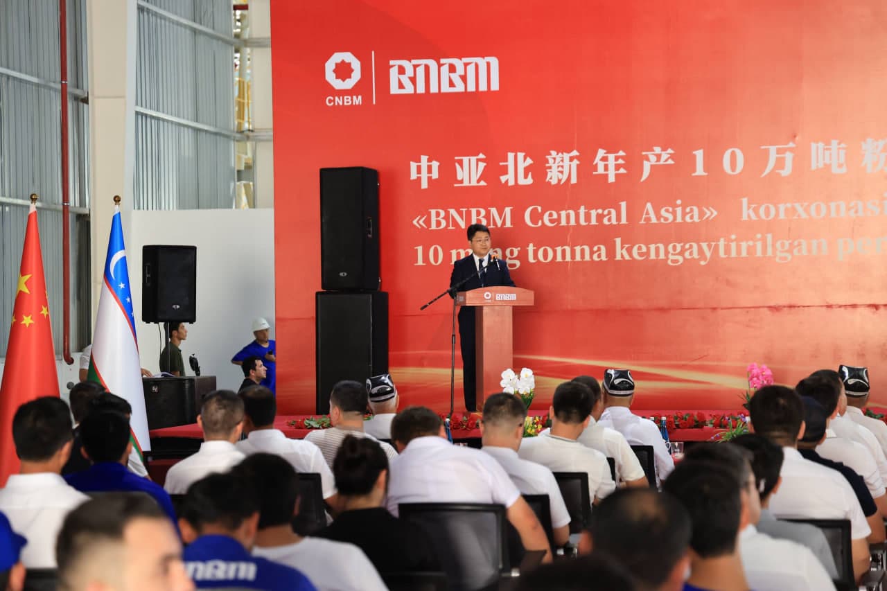 Presidential Instructions Put into Practice: Modern Enterprise Producing Construction Materials Using Environmentally Friendly and Green Technologies Launched