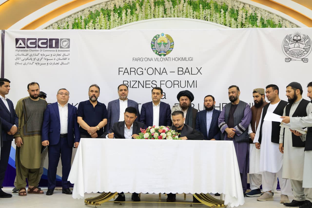 Fergana–Balkh Business Forum Held in Mazar-i-Sharif