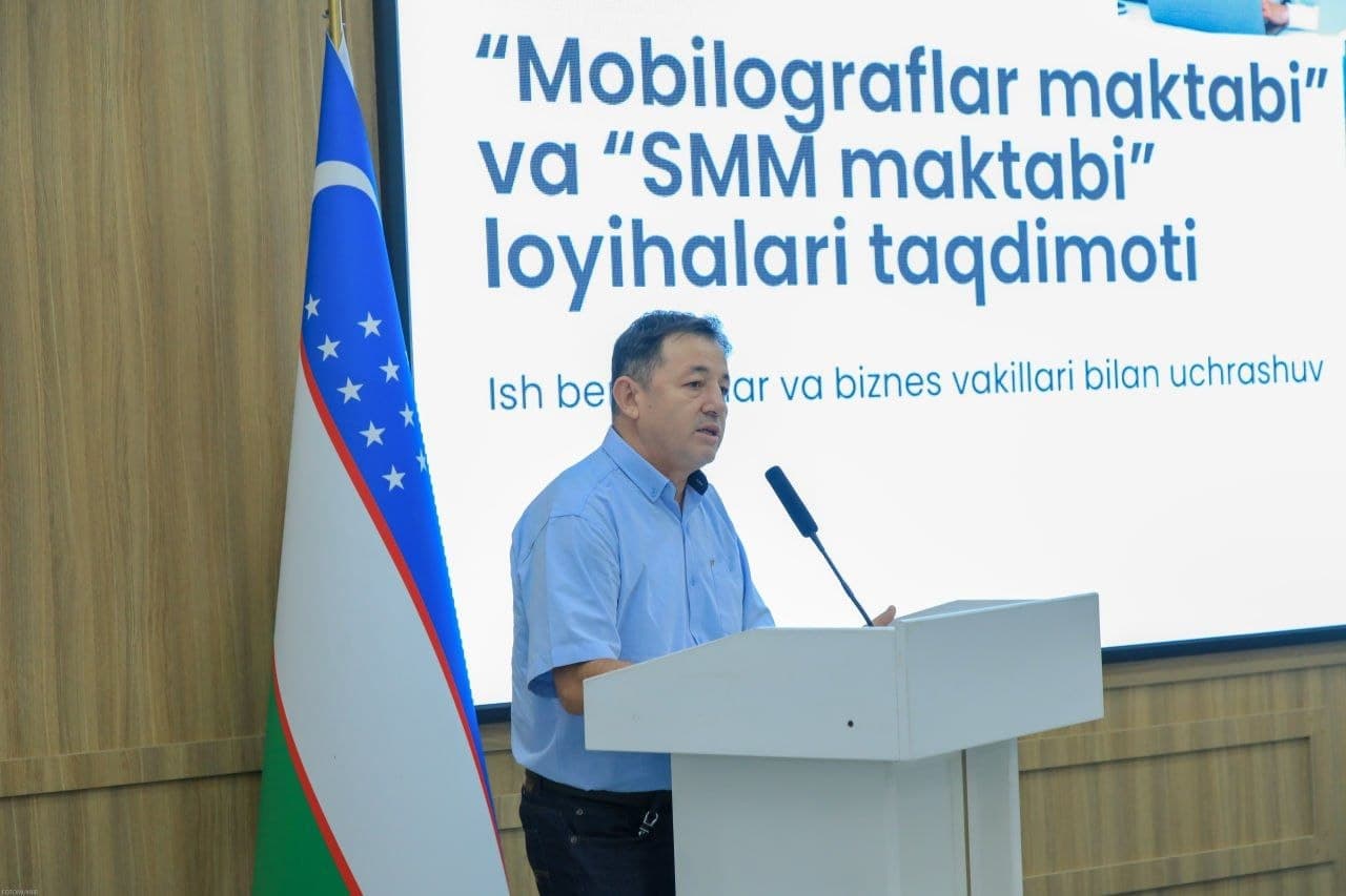 “Ёш мобилографлар мактаби” ва “SMM мактаби”: Фарғонада битирувчилар имкониятлари тақдим этилди