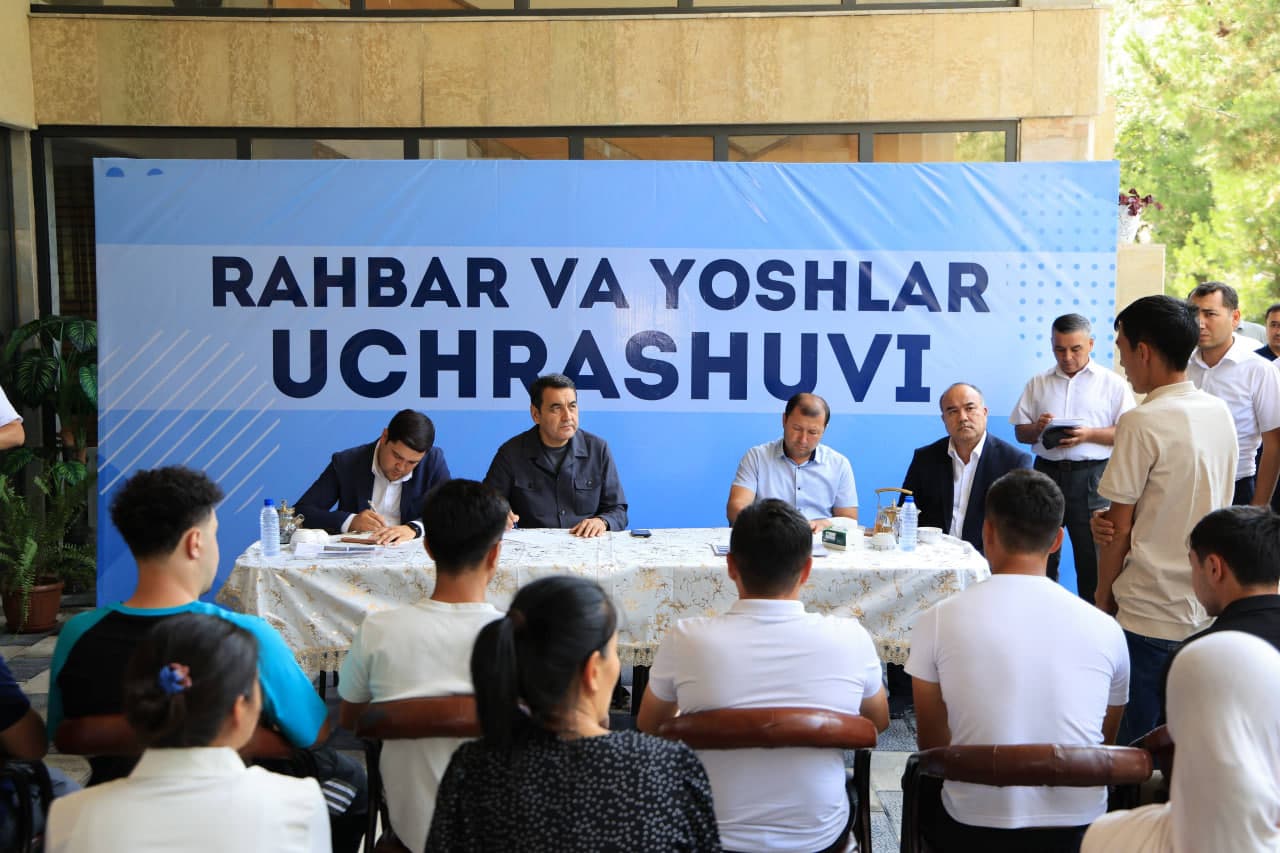 Shohimardonda yoshlar bilan ochiq muloqot o‘tkazildi