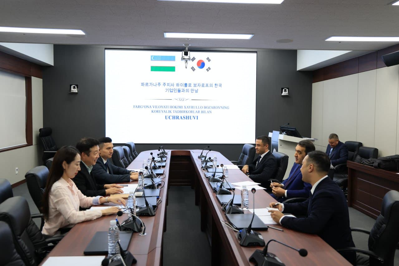 “ShinWon Corporation” билан тўқимачилик соҳасида ҳамкорлик истиқболлари муҳокама қилинди