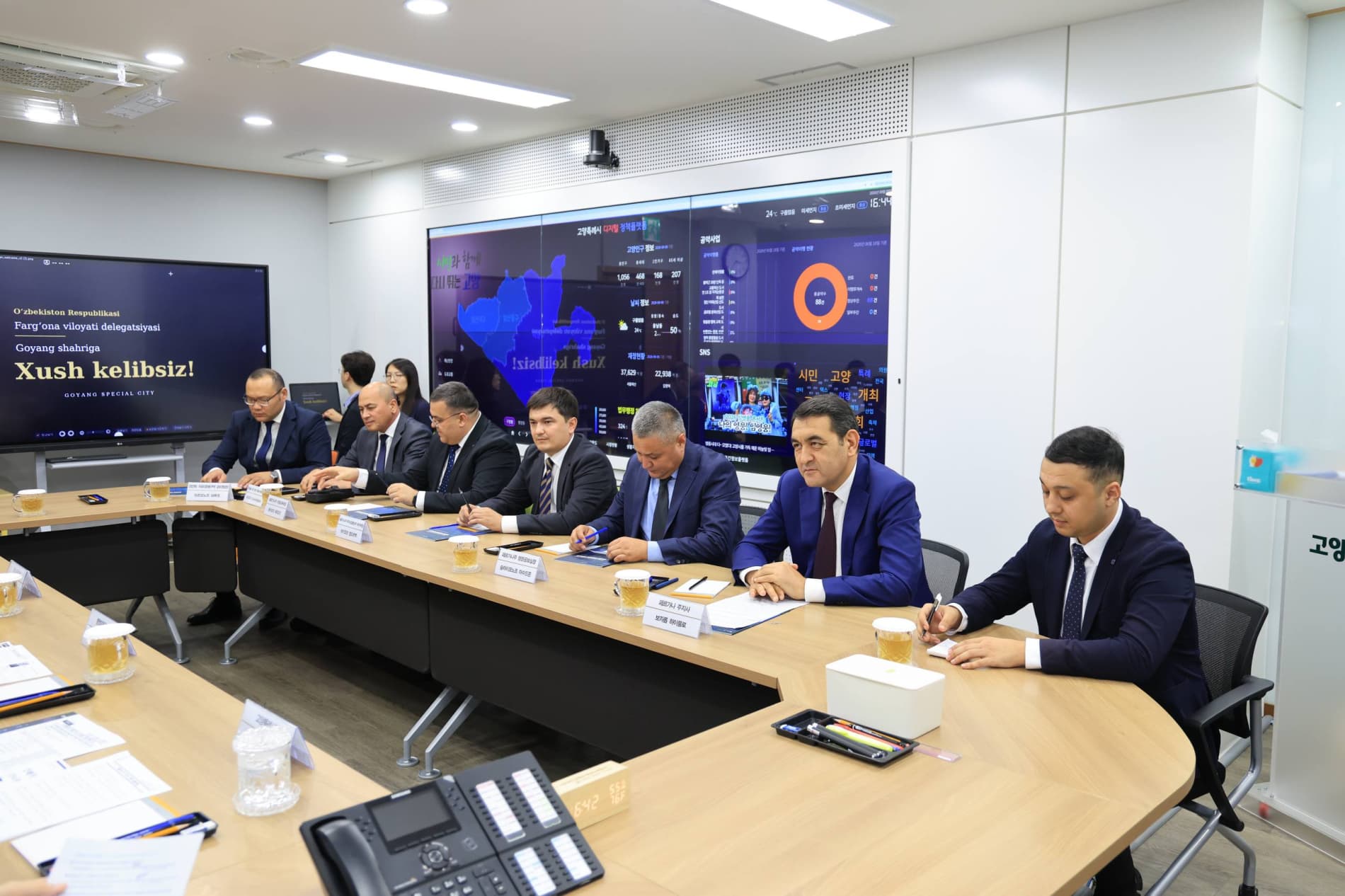 Cooperation Between Fergana Region and Goyang City Is Strengthening