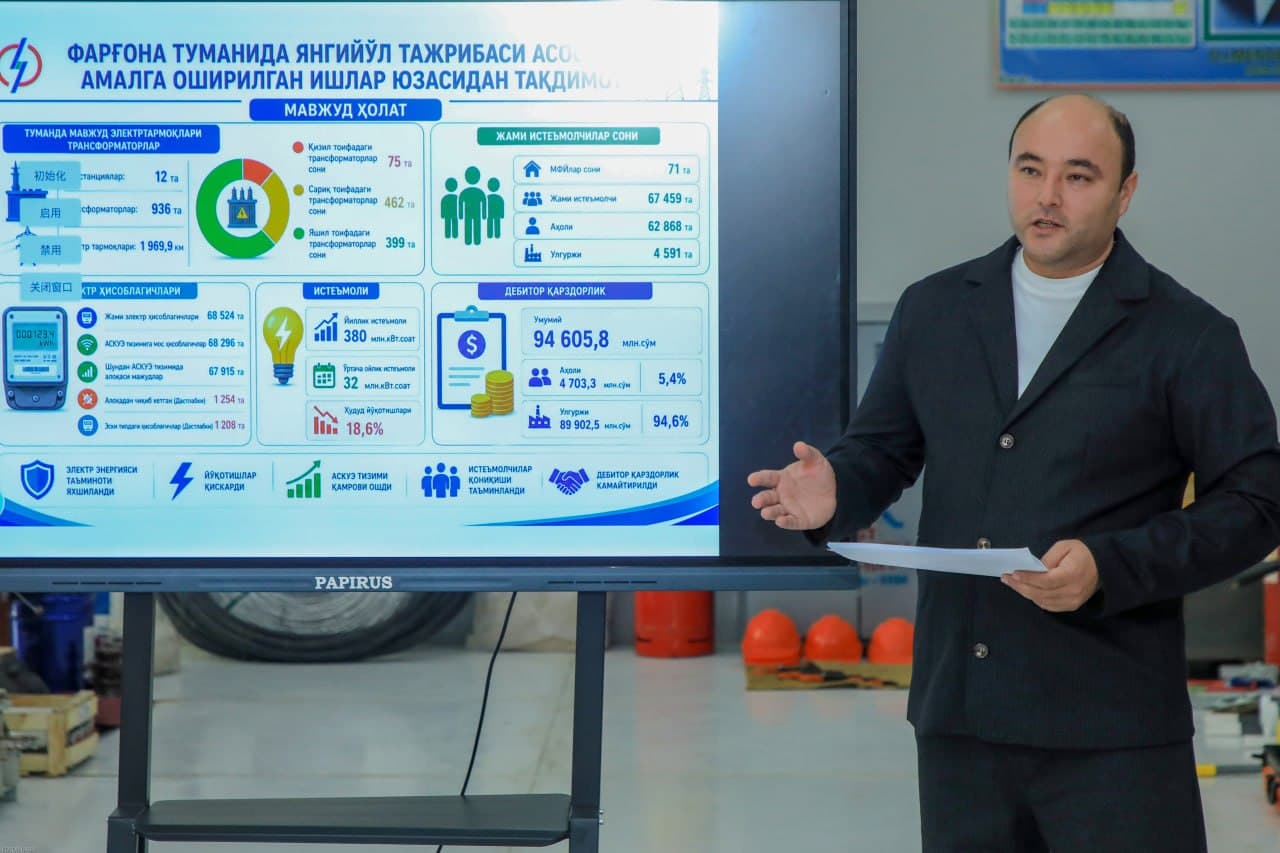 Elektr va gaz ta’minotini yaxshilash ishlari “tumanbay” va “mahallabay” tashkil etilmoqda