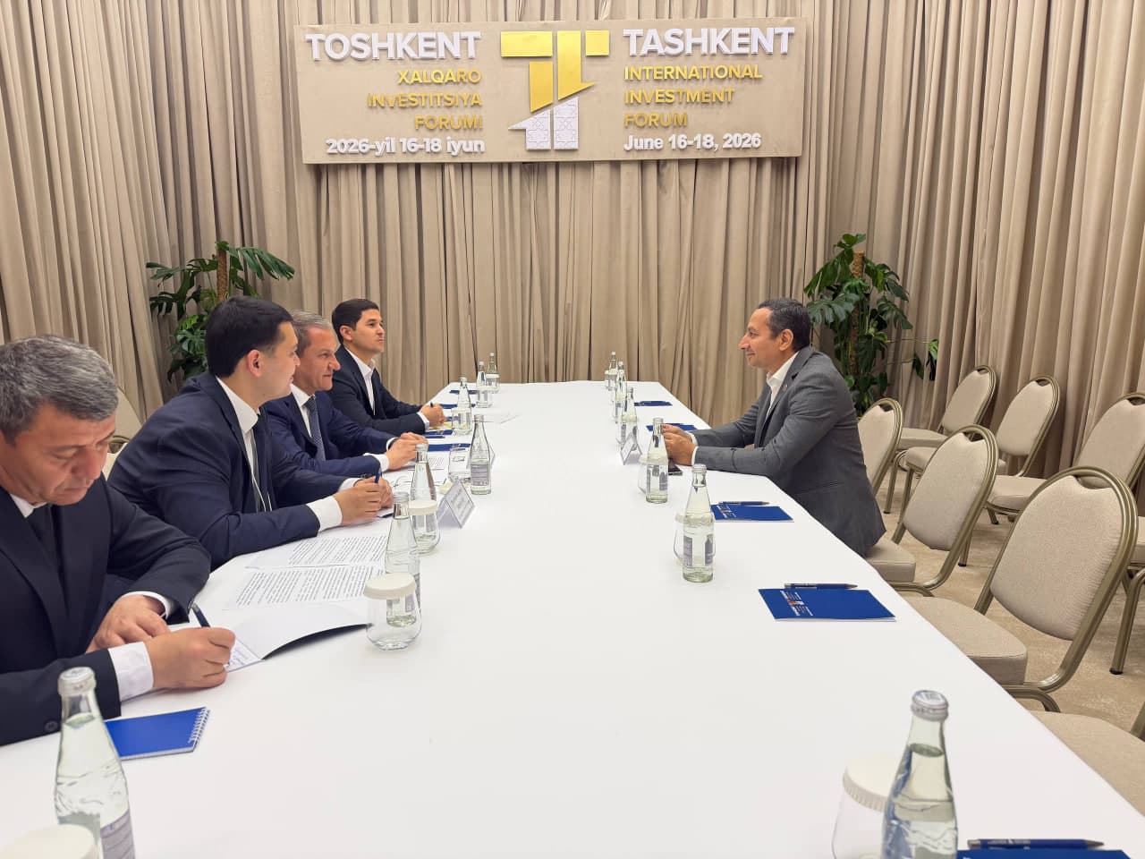 Xorazm viloyati hokimi Jo‘rabek Raximov beshinchi Toshkent xalqaro investitsiya forumi doirasida bir qator xorijiy investorlar va yirik kompaniyalar rahbarlari bilan uchrashuvlar o‘tkazdi.